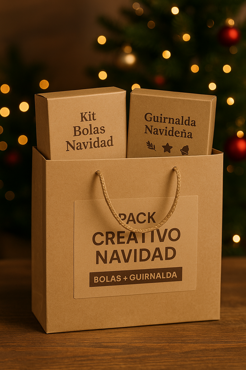 Pack creativo: KIT guirnalda + KIT bolas navidad